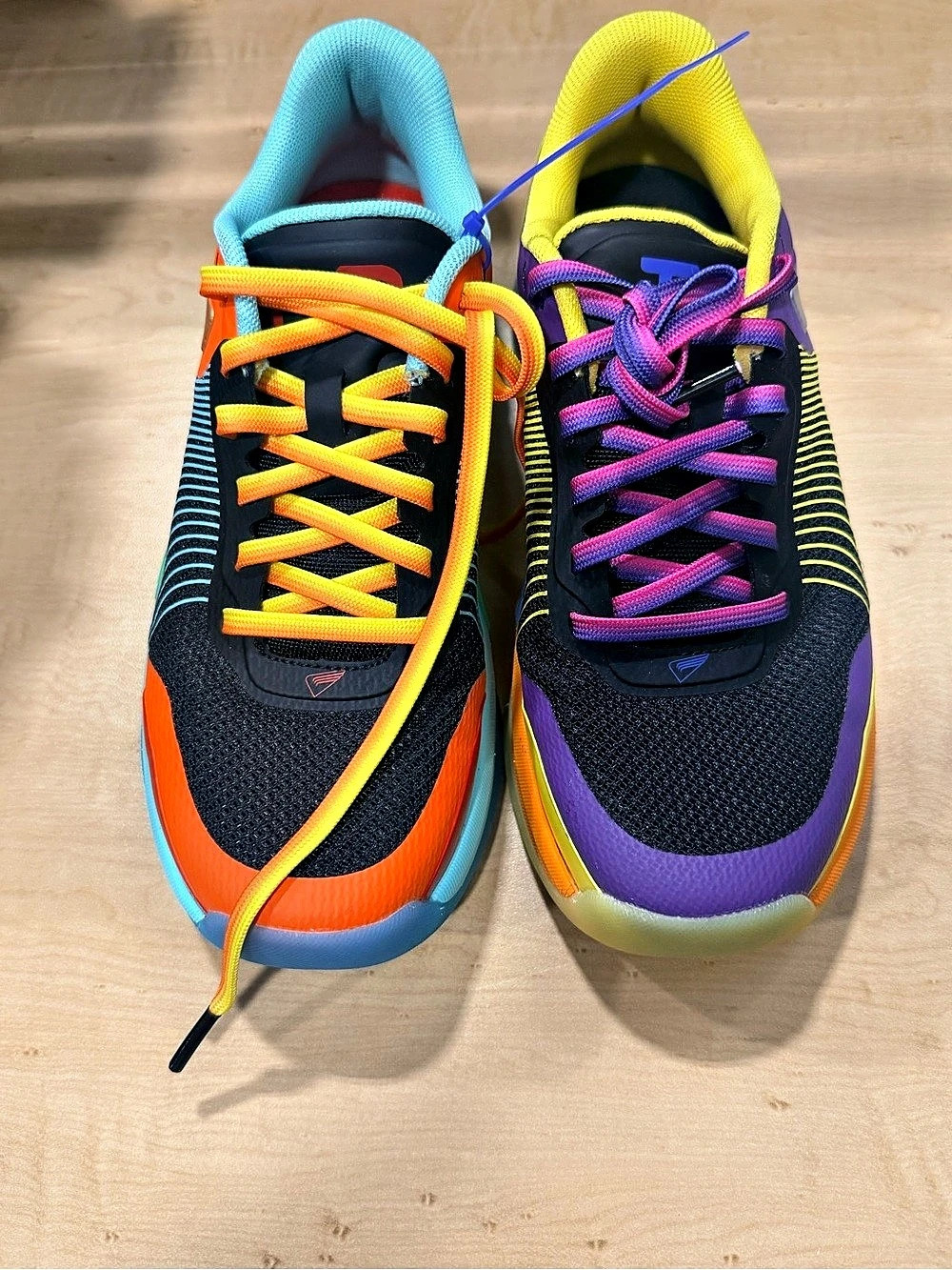 TYR CXT-3 Trainer Rainbow Mismatch CrossFit Gym Shoes NWT Men 4.5 Women 6